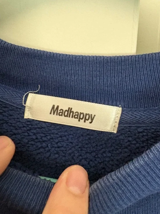 MadHappy Blue Cotton sweatsuit lounge set 100% cotton size XS - Picture 3 of 9